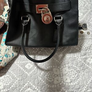 Michael Kors Black Satchel Bag